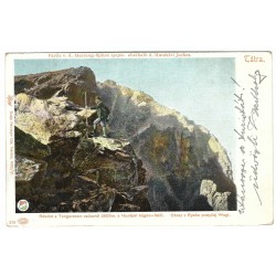 1904 - Tatry, kolorovaná pohľadnica, Rakúsko Uhorsko