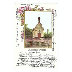1904 - Kaplnka sv. Jána, Sopron, kolorovaná pohľadnica, Rakúsko Uhorsko