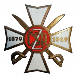1949 - pamětní odznak I. sboru voj. záložníků ČSR v Praze, Československo