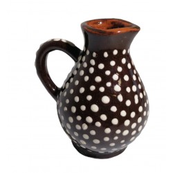 Tmavý bodkovaný džbánik, Pozdišovská keramika