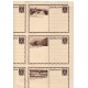 12 groschen - 25 nerozrezaných kusov, celý tlačový arch obrazových celín Rakúska, bildpostkarte
