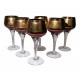 Menšie poháre na víno, Jan Gabrhel, rubínové sklo