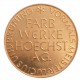1963 - 100 Jahre Fabrwerke Hoechst AG., Au 750/1000, 7,96 g, BK, medaila, Nemecko