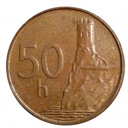 50 halier 1996, Mincovňa Kremnica, Slovenská republika
