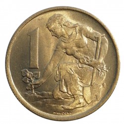 1 koruna 1970, Československo 1960 - 1990