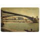 1909 - Segedín, most, kolorovaná pohľadnica, Rakúsko Uhorsko