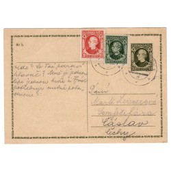 19. VII. 1939 CDV 2 - Andrej Hlinka, Ružomberok, celina, jednoduchý poštový lístok, Slovenský štát