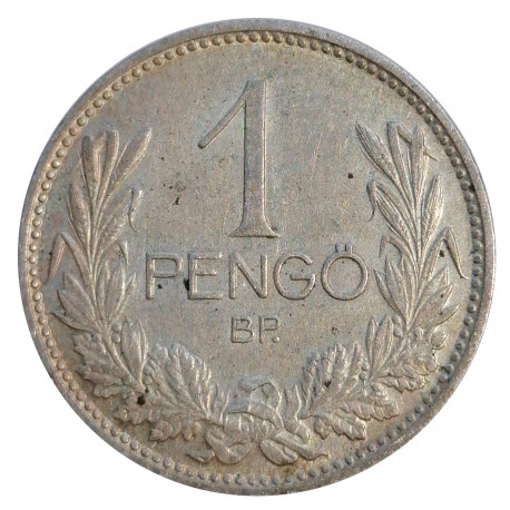 1 pengö 1939 BP., striebro, Maďarsko