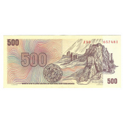 500 Kčs 1973, Z 53, bankovka, Československo, VF