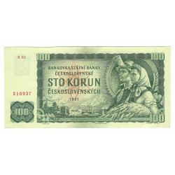 100 Kčs 1961, R 05, 210937, Československo, XF