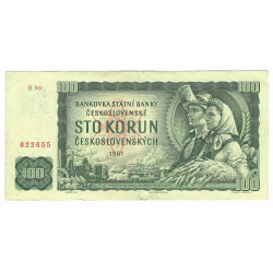 100 Kčs 1961, R 90, 822655, Československo, F