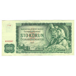 100 Kčs 1961, T 48, 855367, Československo, F
