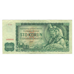 100 Kčs 1961, Z 47, 286605, Československo, VG