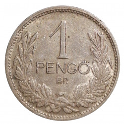 1 pengö 1927 BP., Ag 640/1000, 5,00 g, Maďarsko