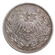 1/2 mark 1906 E, Ag 900/1000, Deutsches Reich