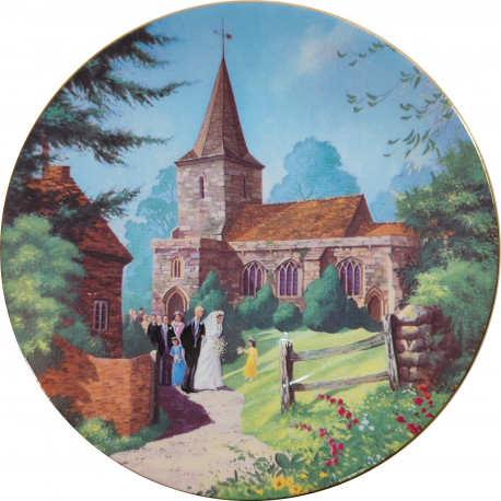 Dekoračný tanier, Marrietina svadba, Darling Buds of May, Anglicko