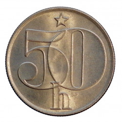 50 halier 1990, Československo 1960 - 1990
