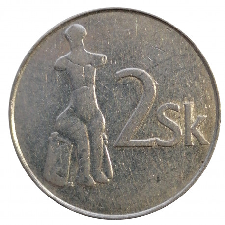 2 koruny 1995, Mincovňa Kremnica, Slovenská republika