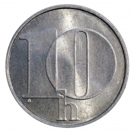 10 halier, 1991, Československá federatívna republika