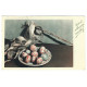 1942 - Veselé veľkonočné sviatky, vajíčka, farebná pohľadnica, Slovenský štát