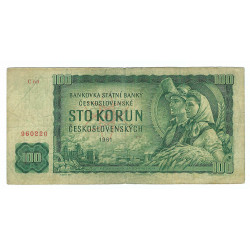 100 Kčs 1961, C 60, Československo, VG