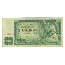 100 Kčs 1961, P 14, Československo, VG