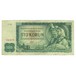 100 Kčs 1961, T 09, Československo, VG