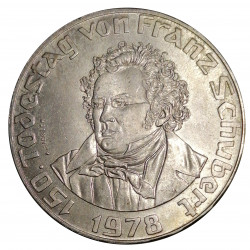 50 Schilling 1978, 150th Anniversary - Death of Franz Schubert Ag, Rakúsko