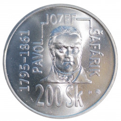 200 Sk 1995, P. J. Šafárik, P. Kovačovský, BK, Slovenská republika (1993 - 2008)