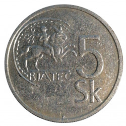 5 korún, 1994, Slovenská republika