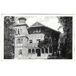 1939 - Herľany, čiernobiela fotopohľadnica, Slovenský štát