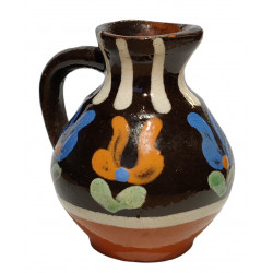 Minidžbánik s bodkovanými kvetmi, Pozdišovská keramika, Československo