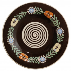 Kvetovaný tanierik, Pozdišovská keramika, Československo