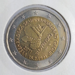 2 euro 2011, 20. výročie vzniku Vyšehradskej skupiny, Slovenská republika