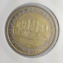 2 euro 2007 D, Mecklenbur - Vorpommern, Nemecko
