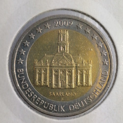 2 euro 2009 F, Saarland, Nemecko