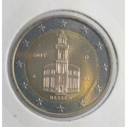 2 euro 2015 D, Hesse, Nemecko