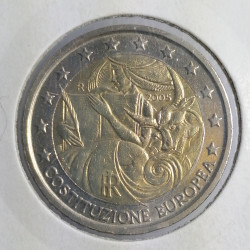 2 euro 2005, 1 st Anniversary of the Signing of the EU Constitution, Taliansko