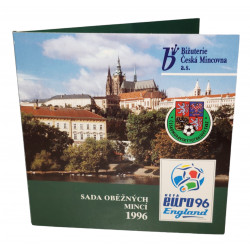 1996 sada Fotbalové EURO ´96, ČNB, Česká republika