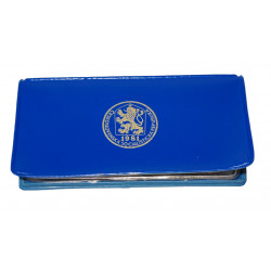 1981 sada mincí v modrom obale, darčekové balenie PVC, 6153 kusov, Československo