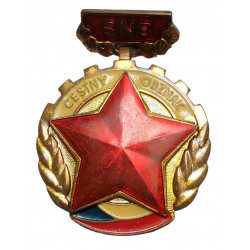 SNB - čestný odznak, Zbor národnej bezpečnosti, česká varianta, Československo