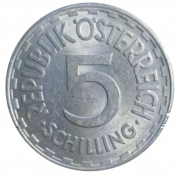 1952, 5 schilling, Al, Rakúsko