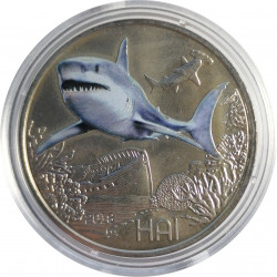 2018, 3 euro, CuNi, Hai, žralok, Rakúsko