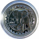 2022, 20 euro, Ag 925/1000, 22,42 g, Elefant, slon, Swarovski, PROOF, Rakúsko