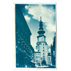 1941 - Bratislava, Slovakotour, modrobiela fotopoľadnica, Slovenský štát