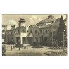 1955 - Piešťany, Kúpele Irma, vlaková pošta, čiernobiela fotopohľadnica, Československo