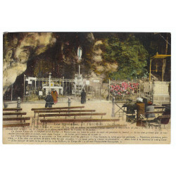 Pyreneje, kolorovaná pohľadnica, chýbajúca známka, Francúzsko