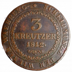 3 Kr 1812 B - František II. Rakúsko Uhorsko