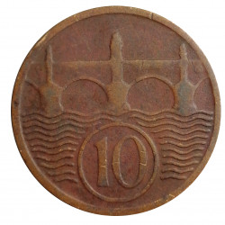 10 halier 1926, O. Španiel, Československo (1918 - 1939)