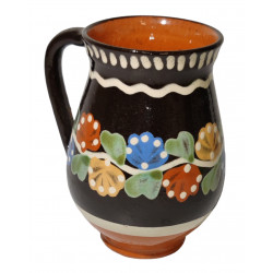 Džbán, kvety, Pozdišovská keramika (2)
